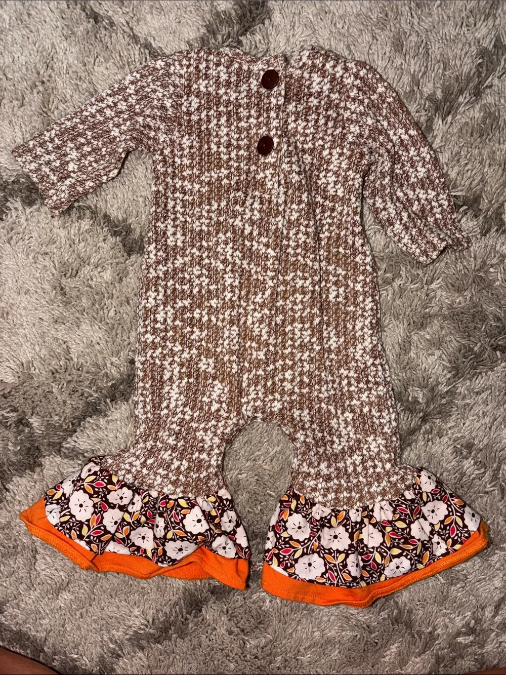 Ricrac & Ruffles cute brown